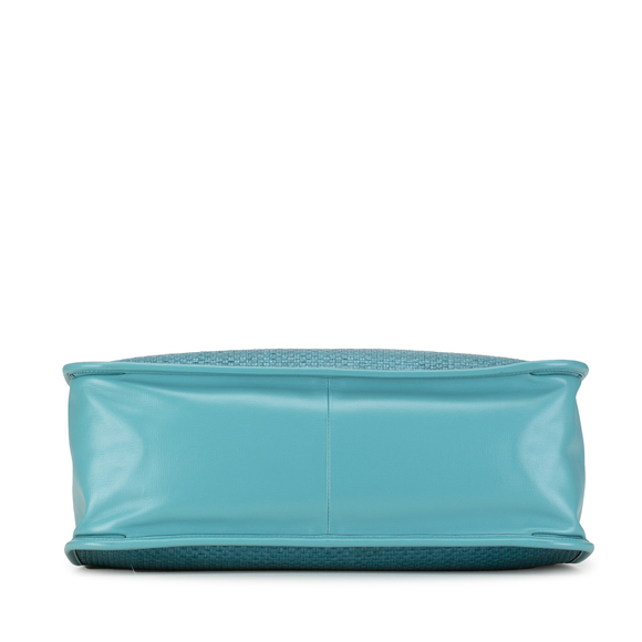 Pre-Loved Gucci Medium Straw Horsebit 1955 Tote - Picture 4 of 10